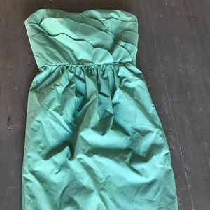 Jcrew green dress